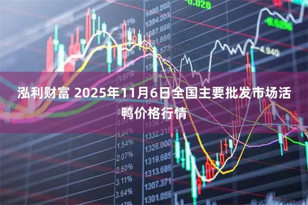 泓利财富 2025年11月6日全国主要批发市场活鸭价格行情