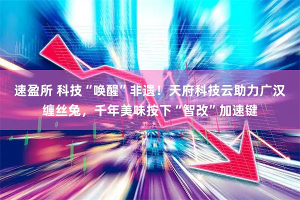 速盈所 科技“唤醒”非遗！天府科技云助力广汉缠丝兔，千年美味按下“智改”加速键